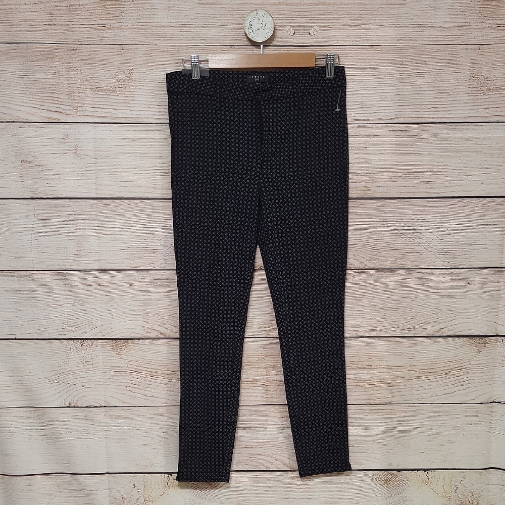 NWT Tinsel Women's 27 Black Patterned Work Pants